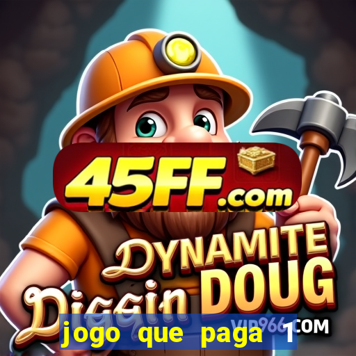 jogo que paga 1 real no pix